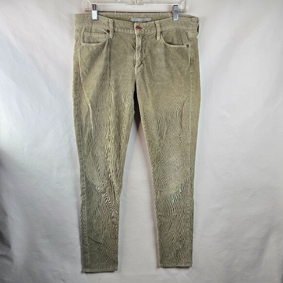 Vince Corduroy Pants  Womens 31 Beige Made in USA Stretch Cotton Casual Fallcore - Picture 1 of 12